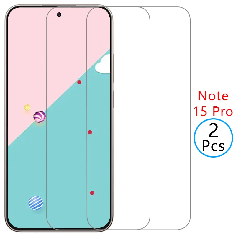 Защитное закаленное стекло для Xiaomi Redmi Note 15 Pro 5G, защитная пленка для экрана Note15, Note15Pro, Note15Pro 5G, Pro5G, пленка для Xiaomi Redmi