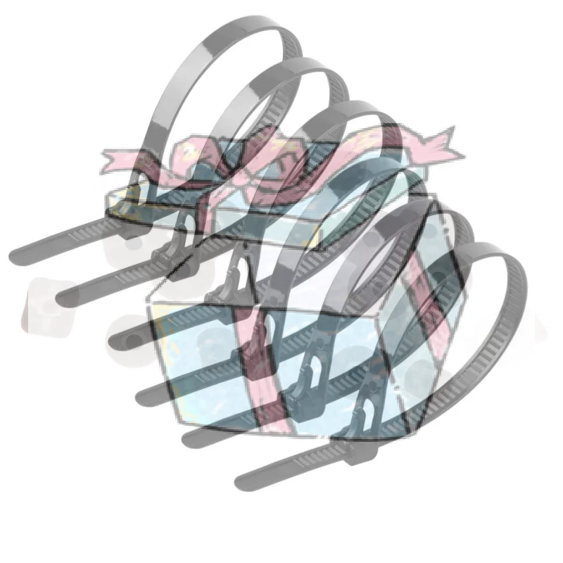 

【CCA】100/300 шт. Прочные нейлоновые кабельные стяжки, многоразовые пластиковые стяжки-хомуты с быстрым креплением для дома, офиса и использования на улице