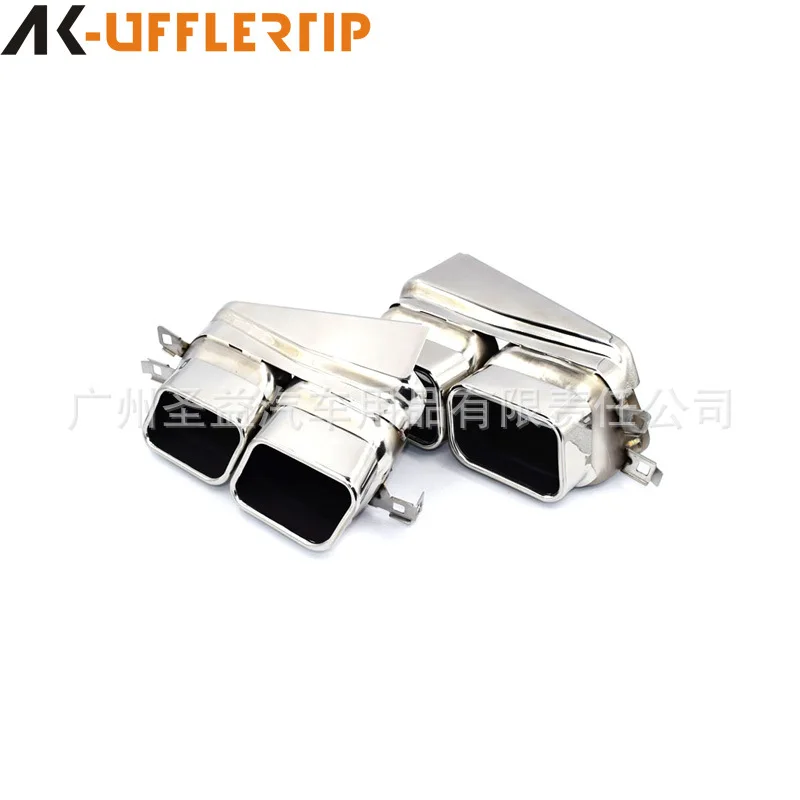 Suitable for BMW 730Li740Li modified and upgraded 760Li exhaust pipe, rear lip, tail and nozzle four square tail throat