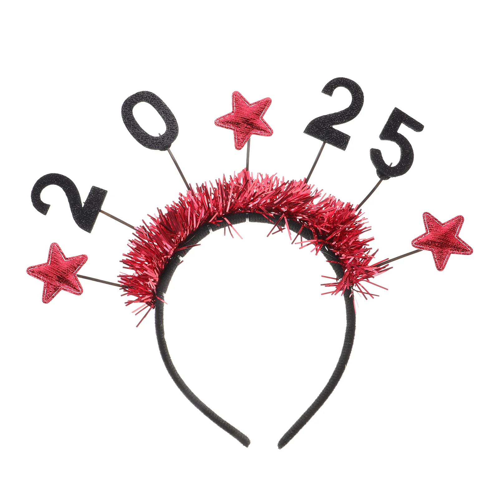 

2025 New Year Headband Headbands for Adults Headpiece Bandana Latte Hair Party Fabric