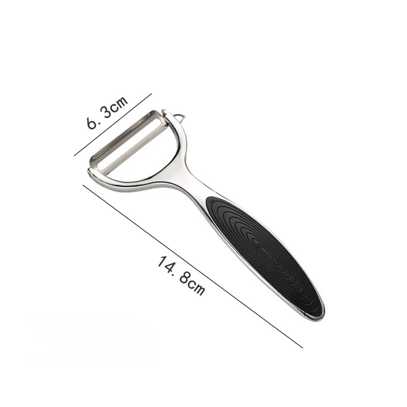 Éplucheur et broyeur de légumes multifonctions en acier inoxydable, râpe à pommes de terre et carottes, outils de cuisine, gadgets et gadgets, 1/2