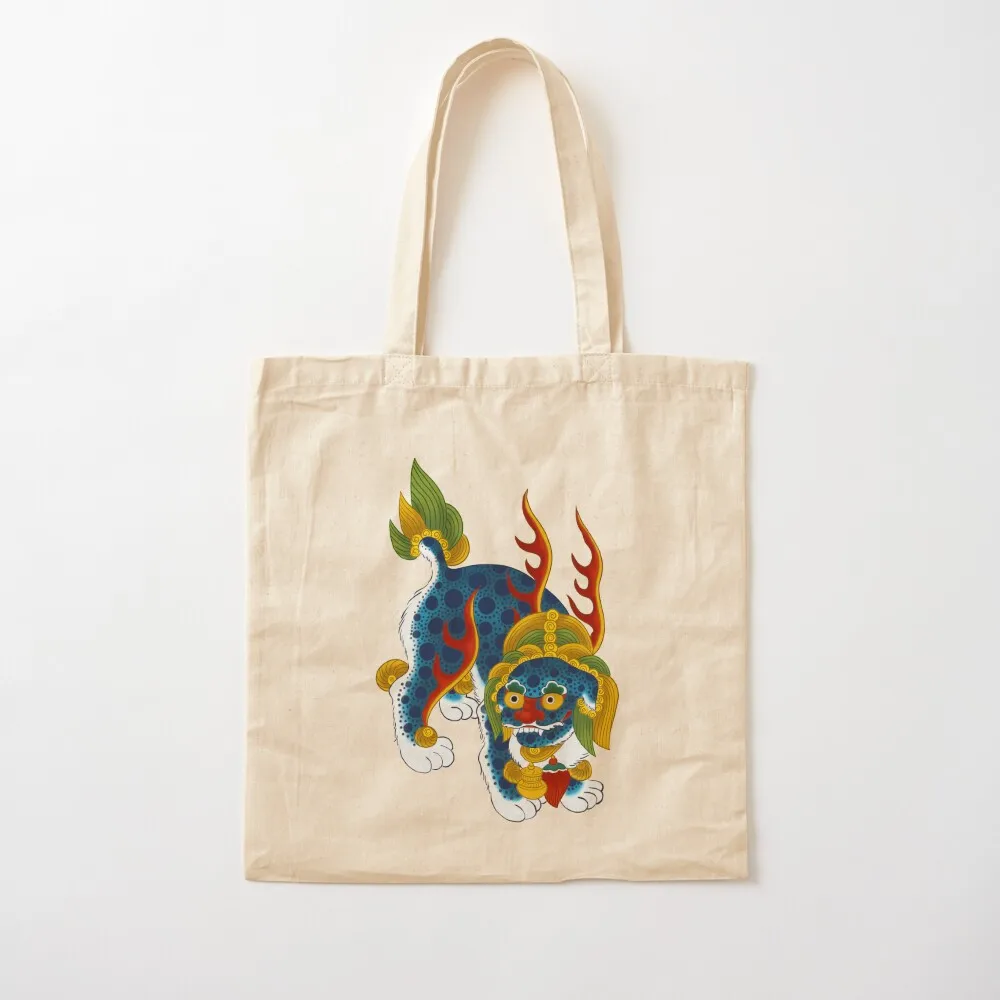 

Ancient guardian Korea foo dog Haetae Tote Bag Women bags shopper bag women canvas tote bags aesthetic eco pack