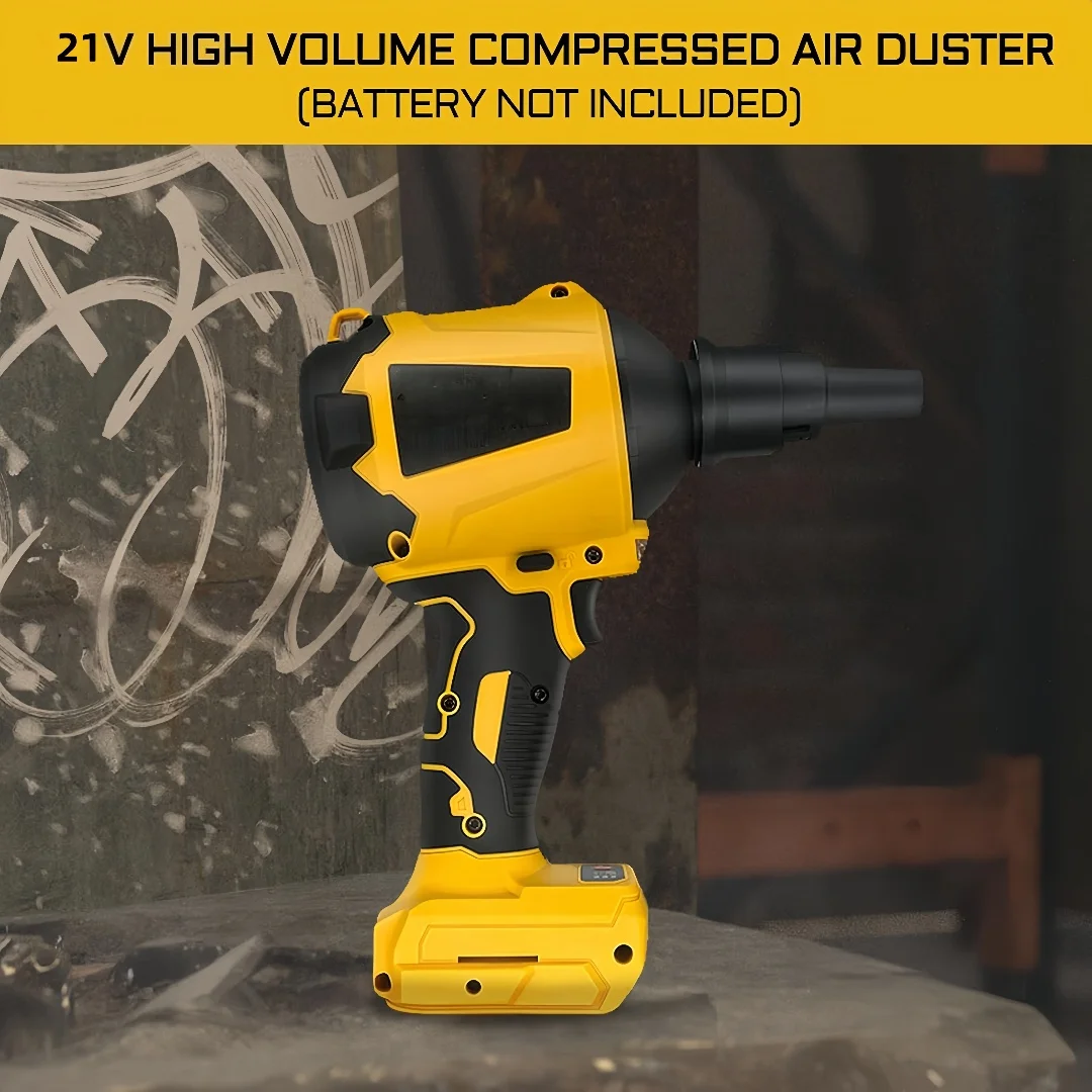 

Пылесос со сжатым воздухом высокого объема, совместимый с батареей Dewalt 21 В, 4 скорости, 50000 об/мин, бесщеточный двигатель, светодиодный светильник для клавиатуры ПК