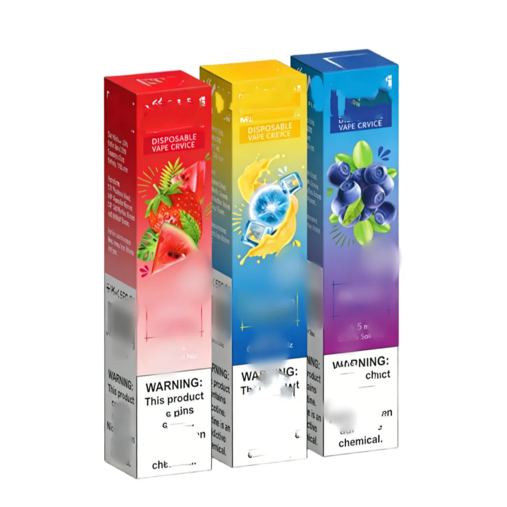 oem 1ml disposable vape ODM Custom Printed Cartridge Box Empty Fruit Flavor Inhalation Device Cartridge Packaging Box FLAVOR:Blackberry Blueberry + Blue Razz Ice budget vape south africa EUA x IRÃ x