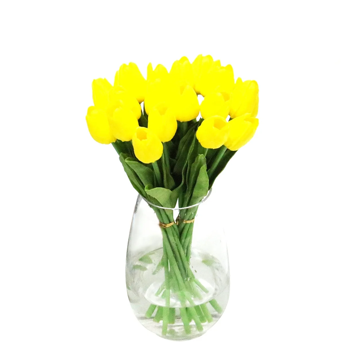 

12pcs Real Touch Artificial Mini Pu Tulips Fake Flowers Wedding Bridal Party Home Office Decoration Bouquet Cake Table Craft