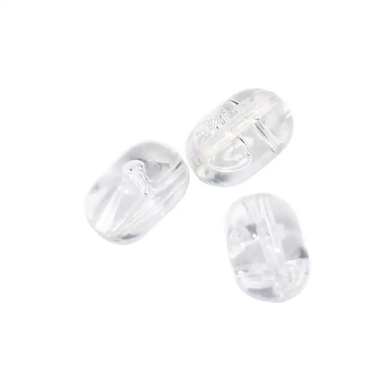 100 قطعة الصيد الشفاف الصليب الخرز البلاستيك خفيفة الوزن يطفو كرات مزدوجة اللؤلؤ متوهجة الكرة الكارب الصيد المحيط قارب أداة