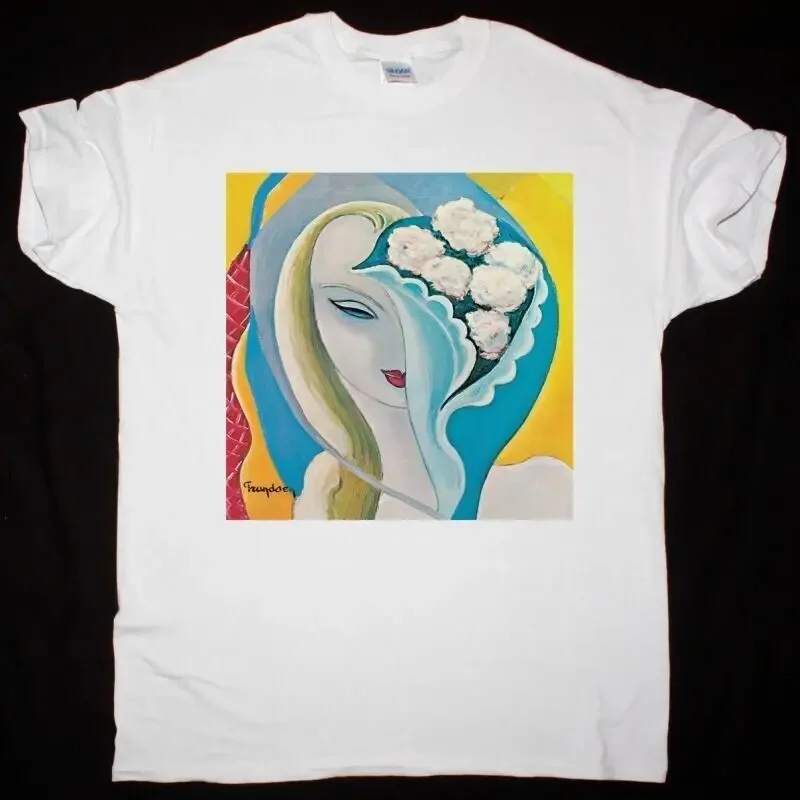 DEREK AND THE DOMINOS LAYLA AND OTHER ASSORTED LOVE SONGS NEW WHITE T-SHIRT