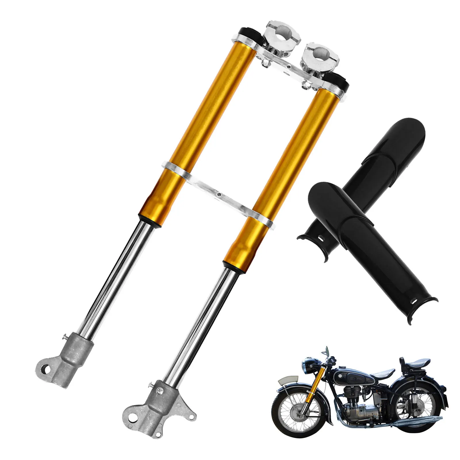 

Mini Dirt Bike Front Fork Shock Absorption Suspension Fork Replacement Durable Front Dirt Bike Shock Absorber Accessories