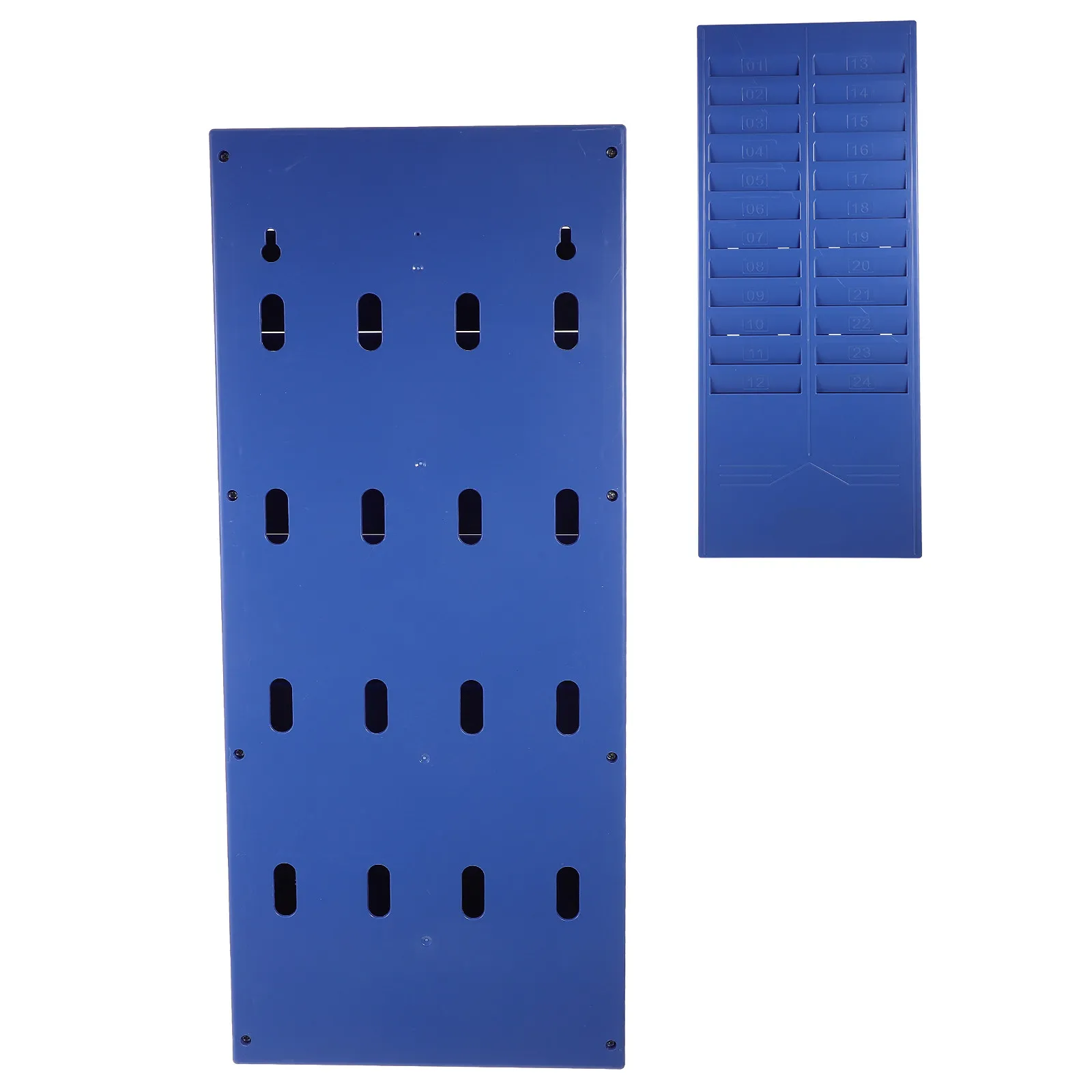 Attendance Cards Rack Wall Mount Retractable Time Cards Holder for Office Classroom Warehouse Label Storage Time Cardholder