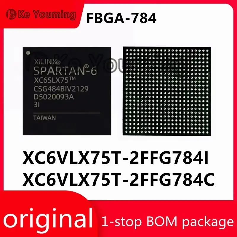 

Integrated Circuit IC, FPGA - Field Programmable Gate Array, XC6VLX75T-2FFG784I, XC6VLX75T-2FFG784C, FBGA-784