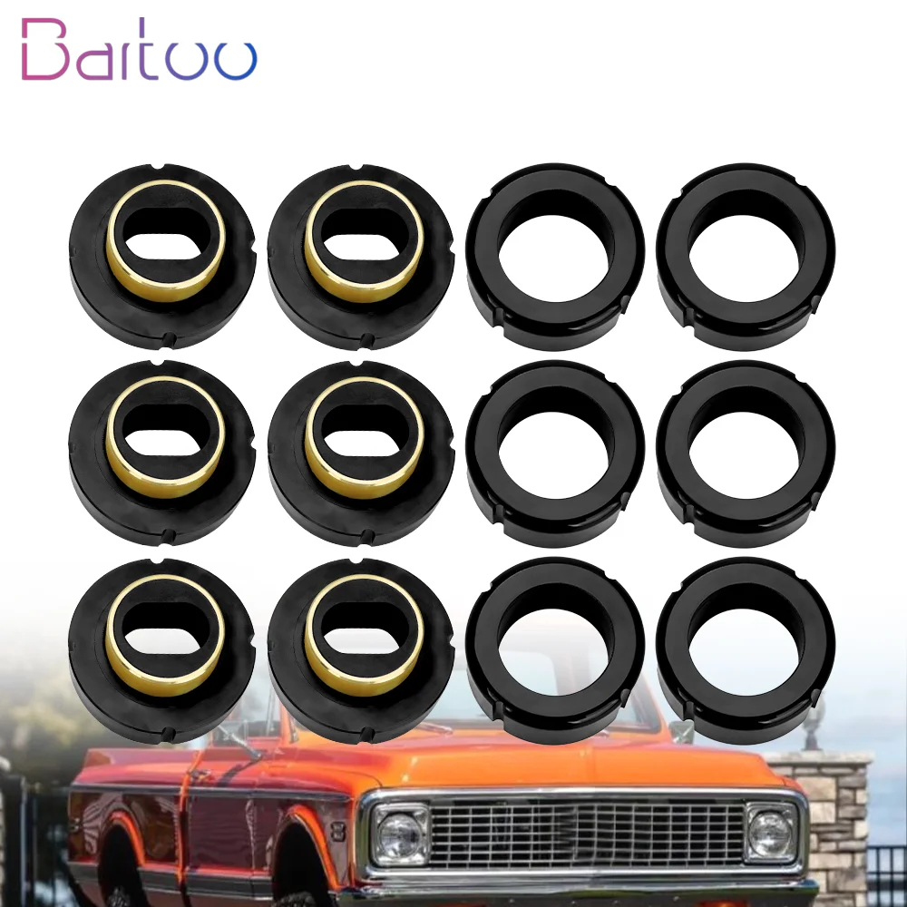 طقم جلبة مثبت على كابينة الجسم 7-108 لـ GMC C1500 C2500 K1500 K2500 متوافق مع تشيفي C10 C20 K10 K20 K30 1981-1987 SFN209