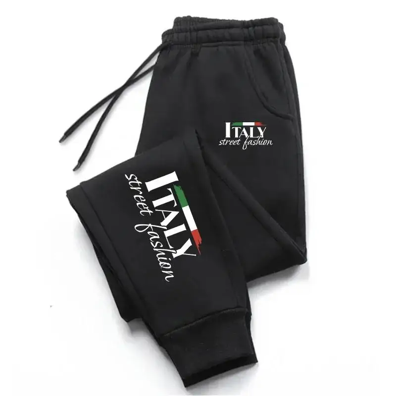 

Italy Unique Printing Mens Sweatpants Daily Casual Gym Outdoors Running Trousers Sports Jogging Pants 2025 Street Men