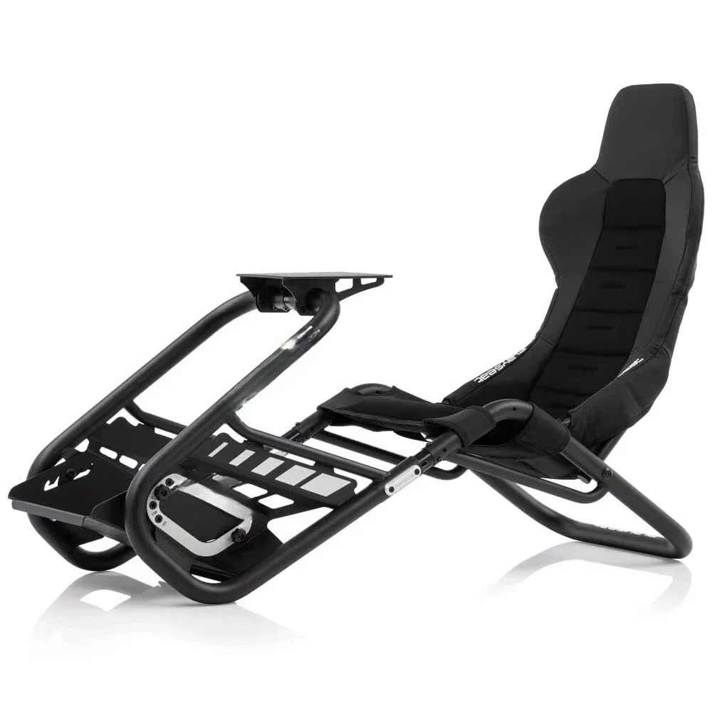 

tool.Trophy Sim Racing Cockpit High Performance with All Steering Wheels & Pedals on The Market Supports PC & Console Black