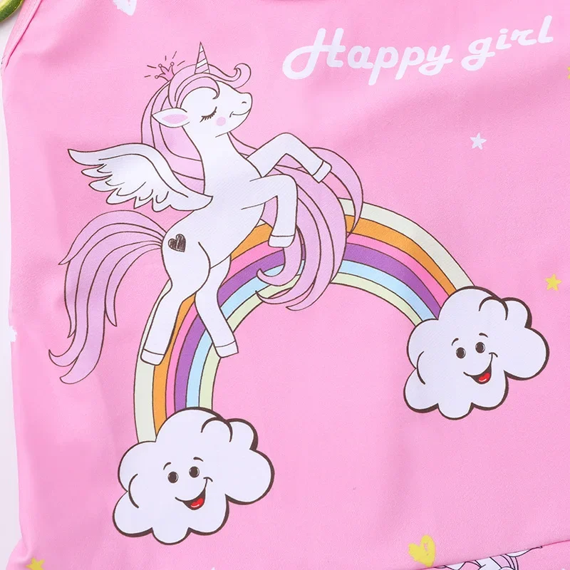 Maillot de bain косплей licorne pour enfants, combinaison en dentelle plissée pour filles d'âge (22) и 3) filles
