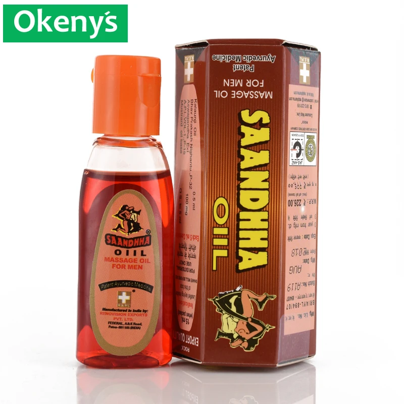 1Pc Saandhha Oil Indian God Lotion Men Enlarge Cock Cream Erection Spray Big Dick Enlargement Massage Gel Increase Growth 15ML