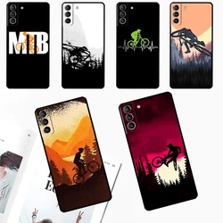 MTB Mountain Bike Cycling Bicycle Case For Samsung Galaxy S24 Ultra S23 S22 S21 S20 Plus Note 10 Note 20 S9 S10 S21 FE Cover