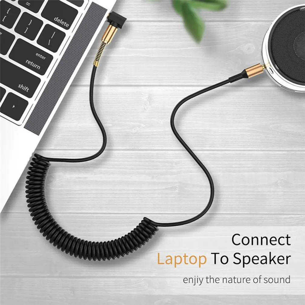 Car Audio Cable 3.5mm Male to Male Cord Jack Aux Cable for iPhone Samsung/ Headphone/ Xiaomi/Huawei/ Speaker Dropshipping