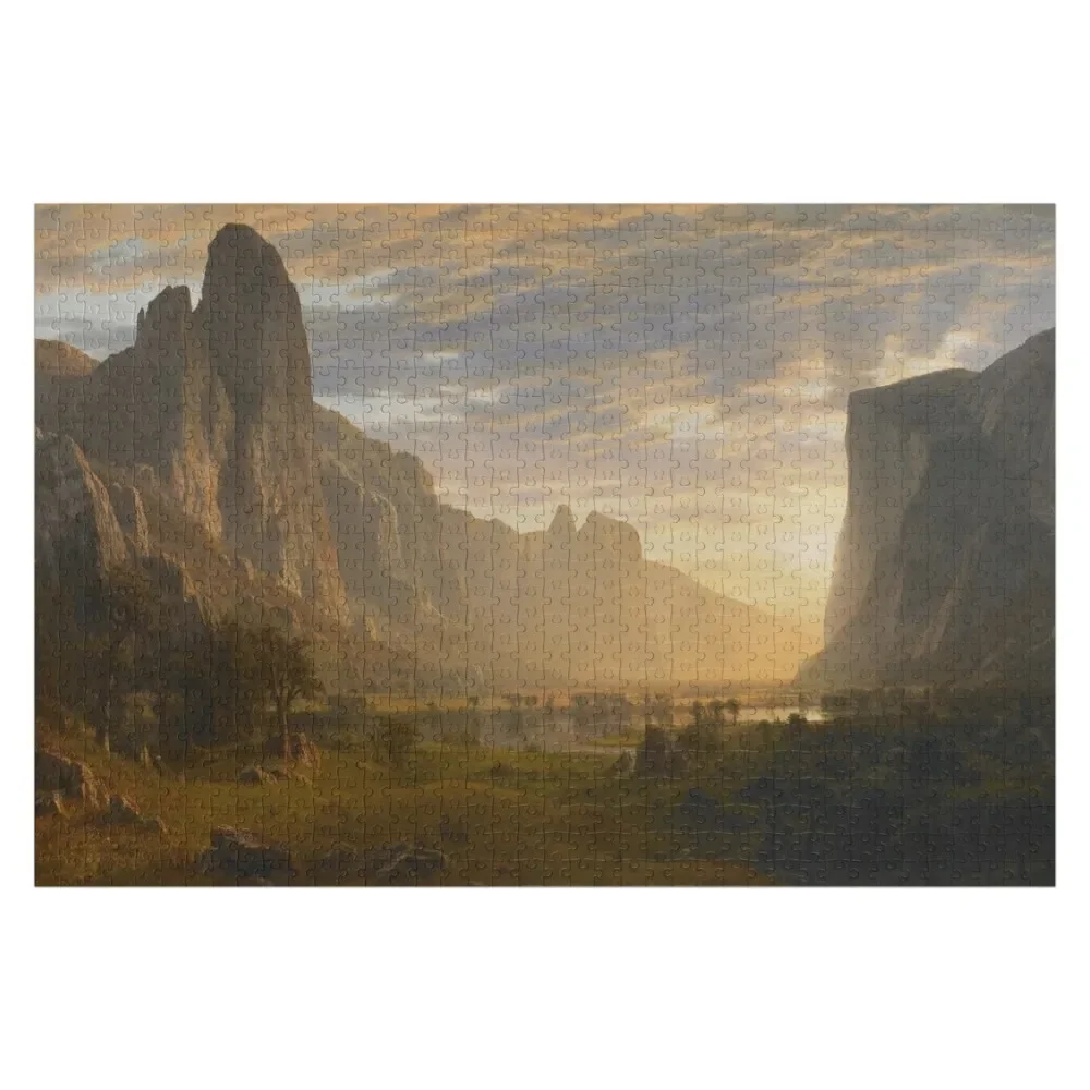 

Albert Bierstadt - Looking Down Yosemite Valley, California (1865) Jigsaw Puzzle Wood Name Custom Wood Puzzle