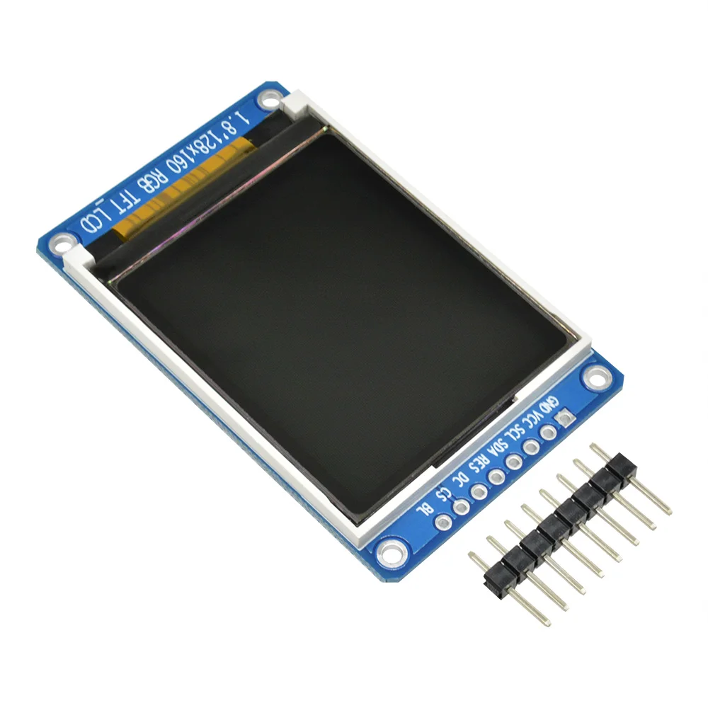 Modulo schermo LCD TFT a colori da 1,8 pollici 128*160 128x160 SPI ST7735S 3.3V Sostituisci l'alimentatore OLED per Arduino