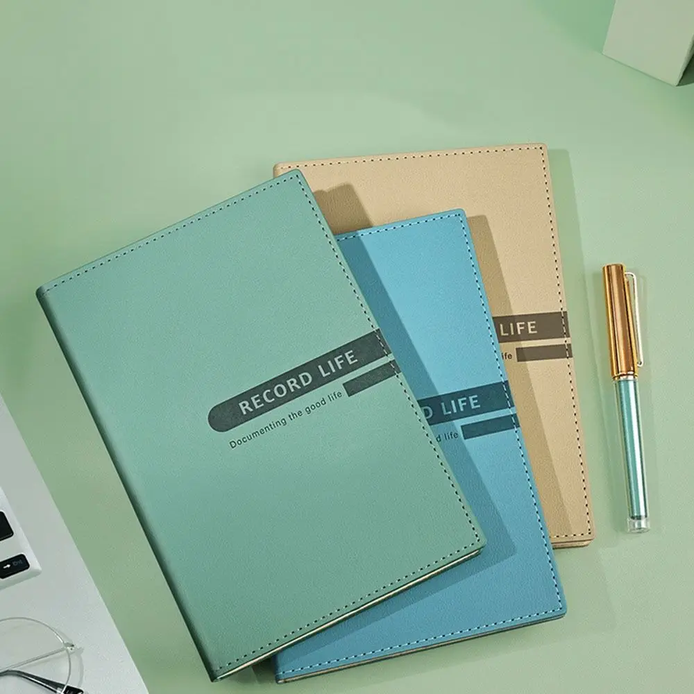 

Enterprise Business Hand Ledger Good Looking with Durable Cover Thick Notepad Retro Meeting Record Simplified Office Notebook