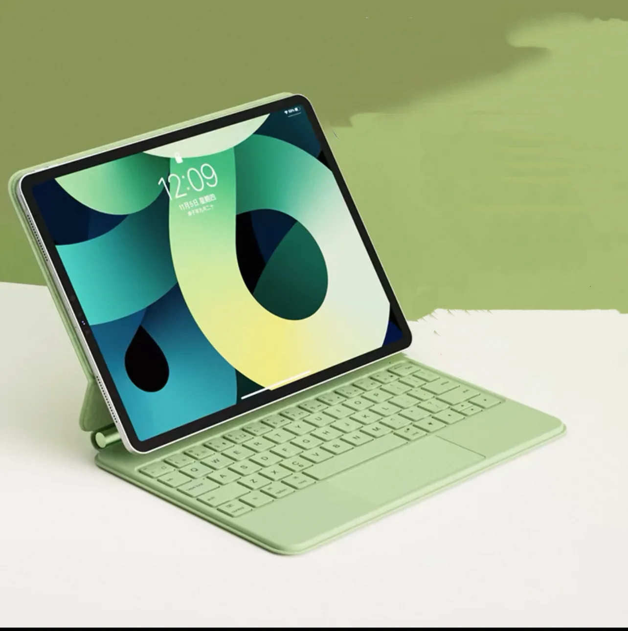 Magic Keyboard es adecuado para la cubierta protectora de la tableta iPad, la funda de succión magnética, el tacto flotante