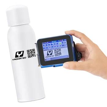 S1760 12,7mm pantalla táctil QR Bar código de lote Logo cajas de caducidad etiqueta portátil mini impresora de inyección de tinta térmica de chorro de mano