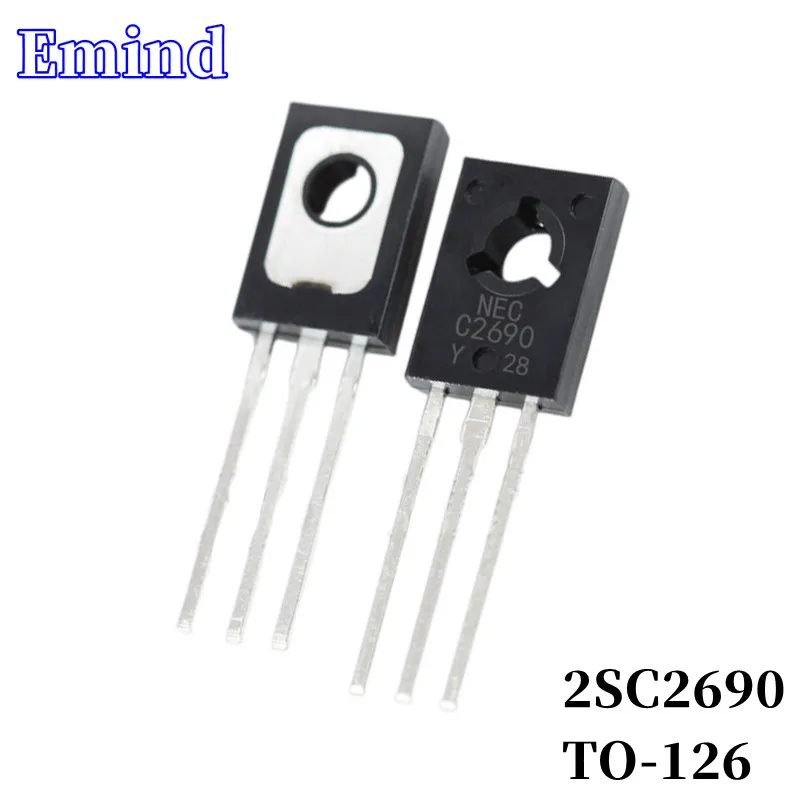 

10/20/30Pcs 2SC2690 C2690 DIP Transistor TO-126 Type NPN Bipolar Amplifier Transistor 160V/3A