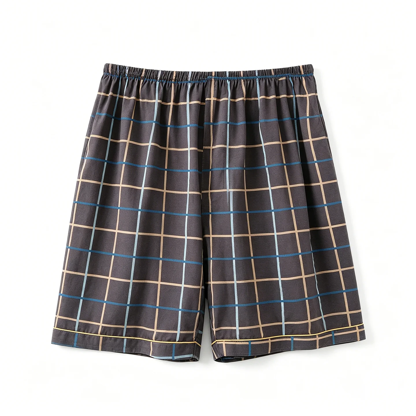 Charcoal gray windowpane