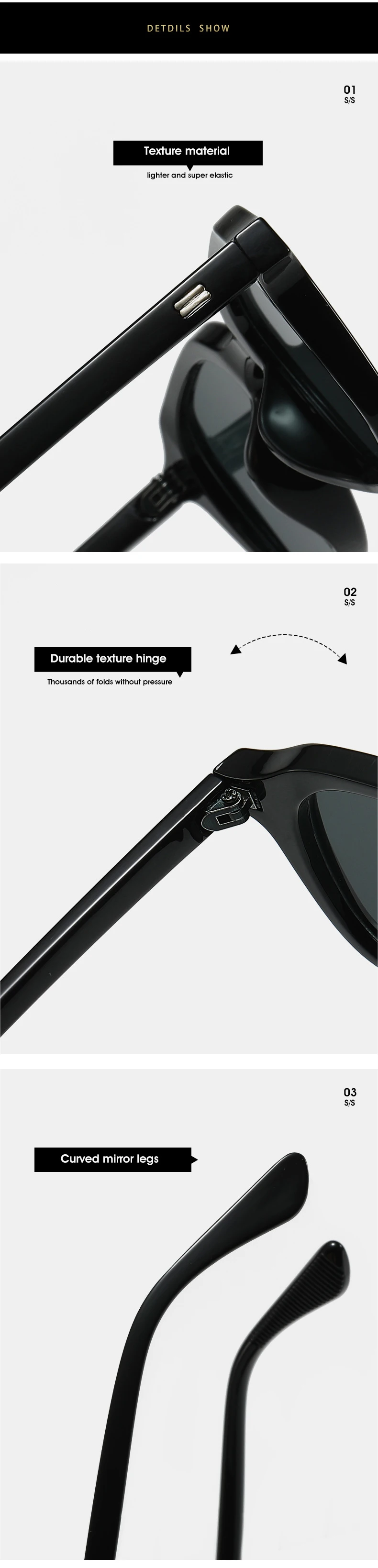 SO&EI Neue Quadratische Candy Farbe Frauen Sonnenbrille Retro Nieten Männer Trend Orange Sonnenbrille Shades UV400 – Detail 13