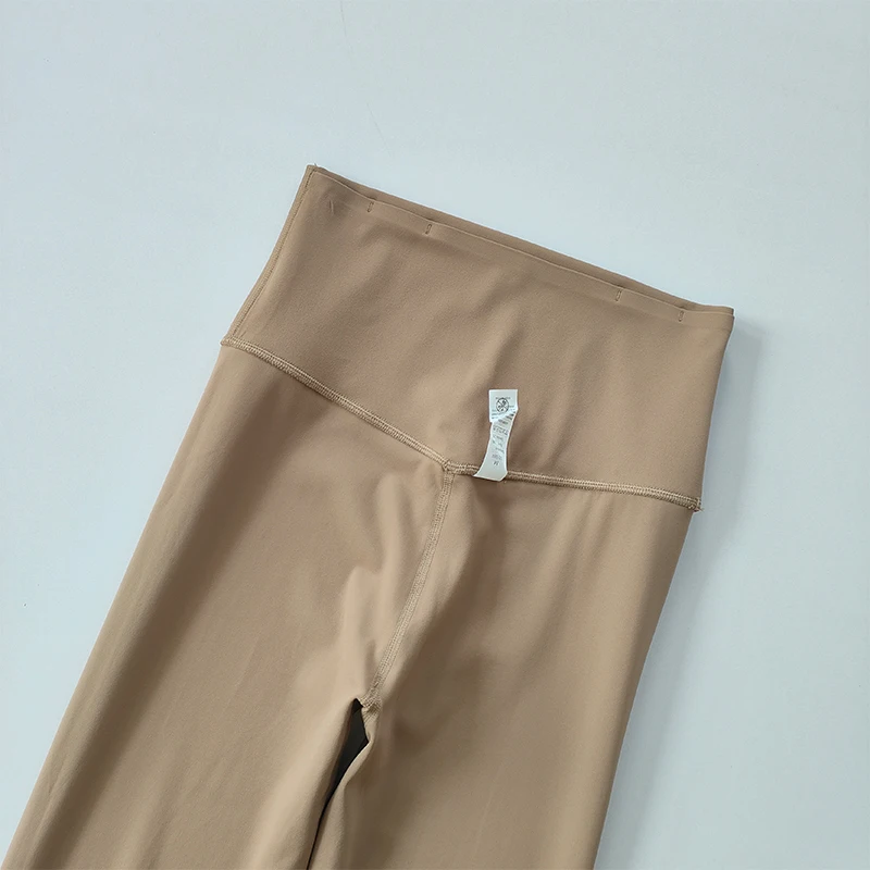 Pocket Sports Nude Yoga-Hose für Damen, Hochgeschnittene Hüftlift-Leggings, Schnelltrocknende Lauf- und Fitnesshose – Detail 17