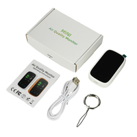 3 in 1 Air Quality Monitor CO Temperature Humidity Detector Rechargeable Carbon Monoxide Tester LCD Display Screen Safety Alarm