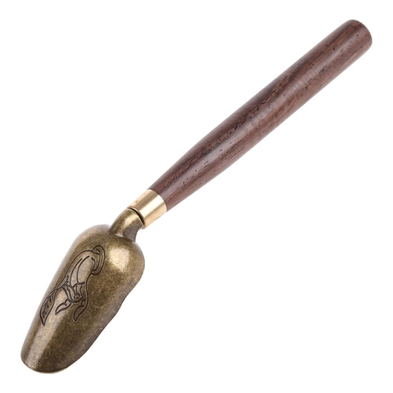 Cucchiaio da tè cinese cucchiaio da tè in rame cucchiaio foglie di tè supporto per choser accessori per tè Kung Fu cinese di alta qualità strumento per il tè