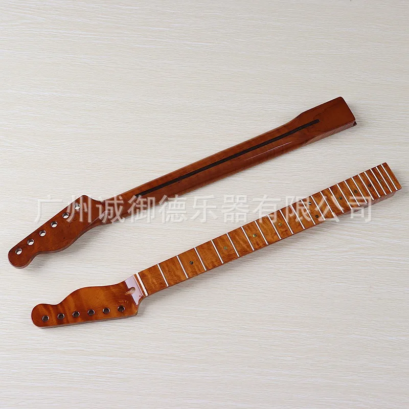 22 Tiger grain baked maple bright brilliance Bass Point 5.6 wide neck maple modified DIY musical instrument accessories