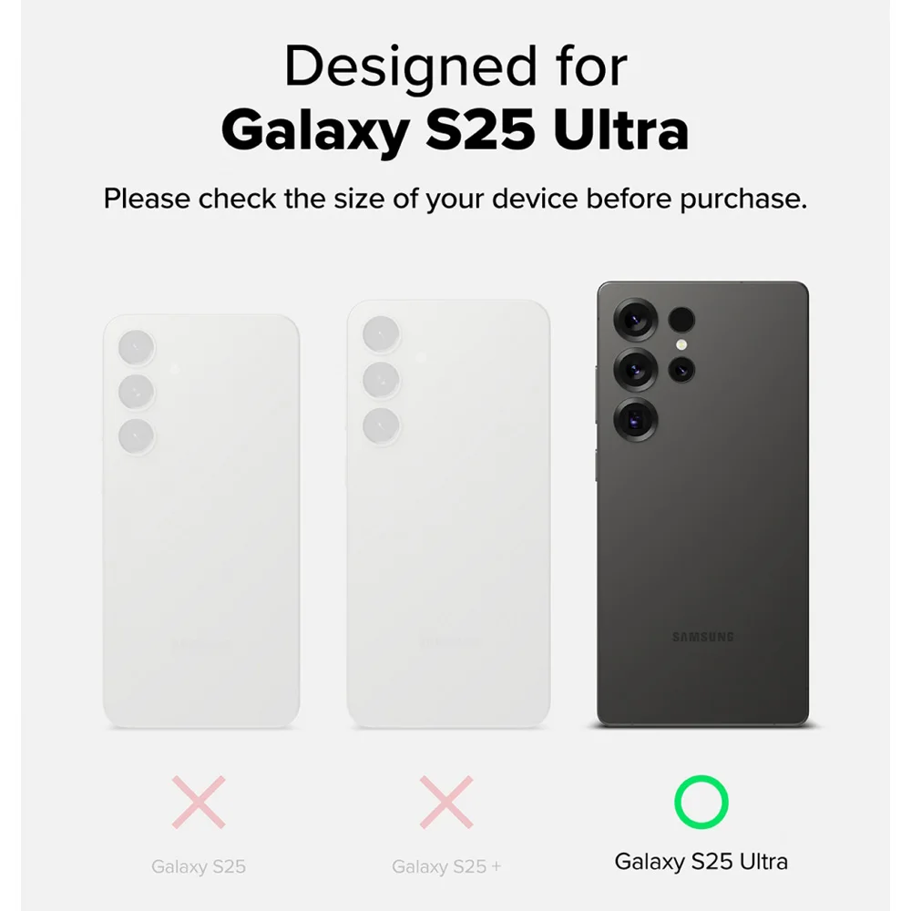 Ringke Onyx kompatybilny z etui Samsung Galaxy S25 Ultra (2025) Wytrzymała, odporna na wstrząsy, antypoślizgowa, precyzyjna osłona z wycięciami — zdjęcie produktu 2