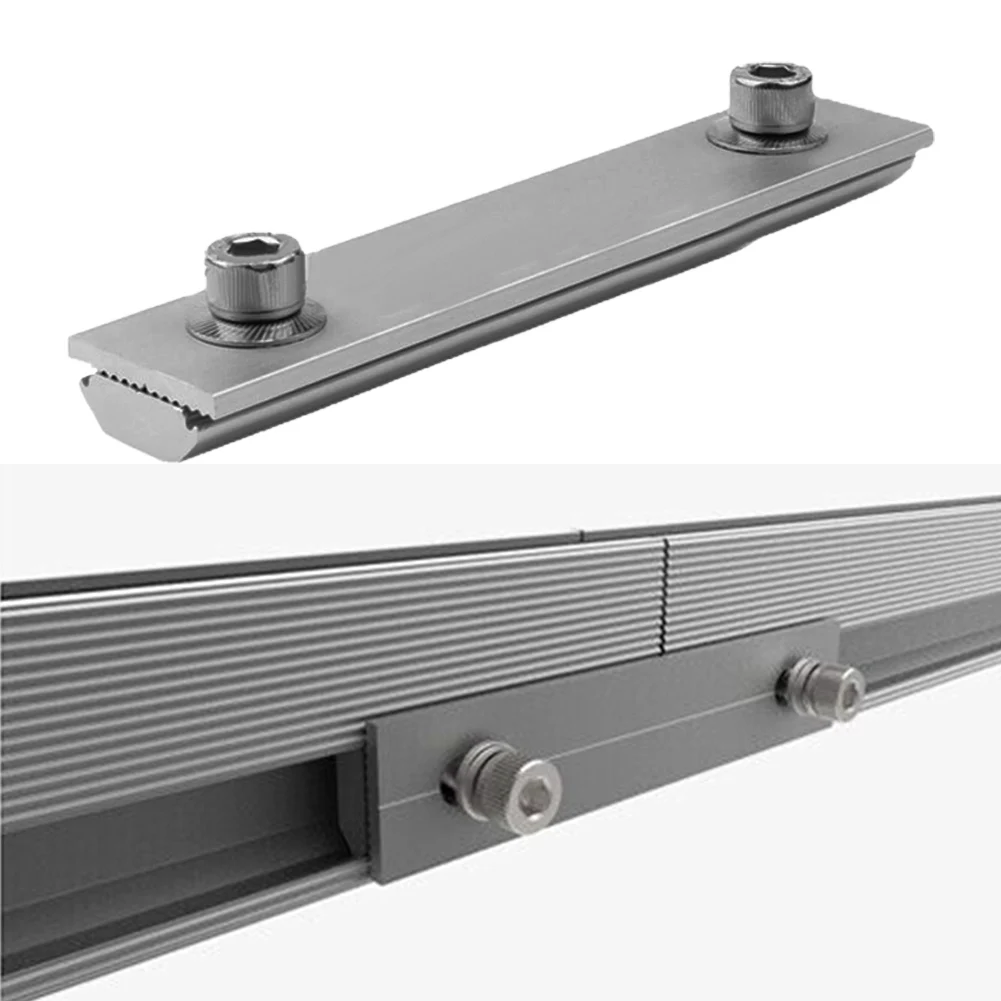 Rails Connectors Solar Module 1/4/8Pcs Solar Panel Mounts Solar Power Supplies Aluminium Alloy Connection Block