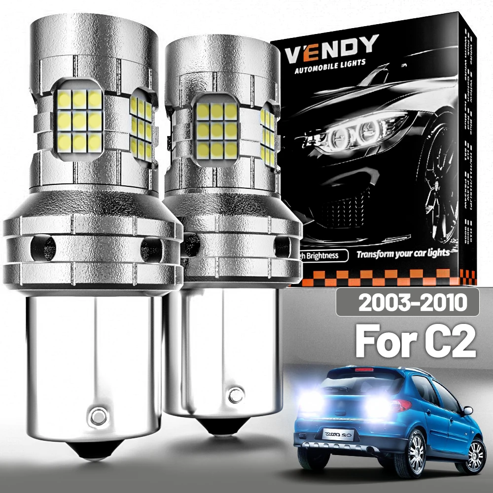

2pcs LED Reverse Light For Citroen C2 2003-2010 Backup Lamp 2004 2005 2006 2007 2008 2009 Canbus Accessories