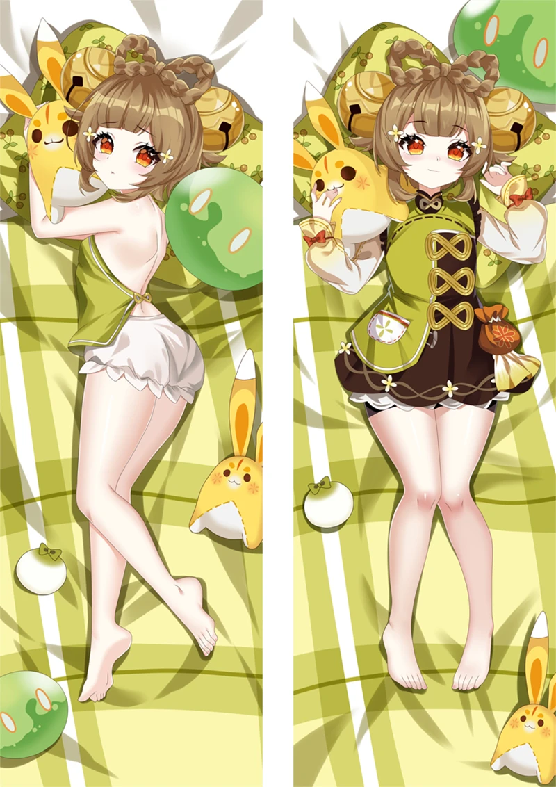 

Game Impact Yaoyao Cosplay Dakimakura Pillow Case Hugging Body Xmas Gift Prop