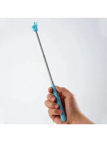 Retractable Teacher Pointer Finger Design StainlessSteel Telescopic School Teaching Pointer Stick Teacher Supplies for Classroom