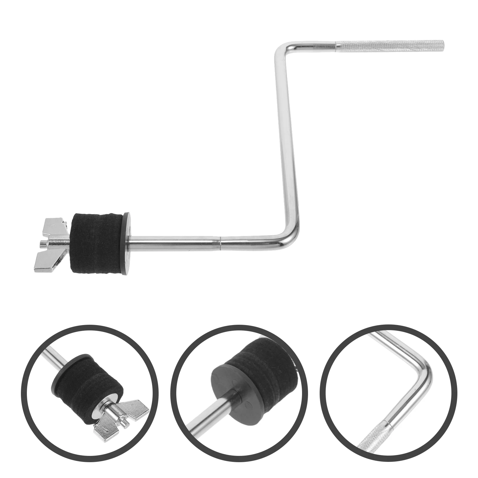 

Cymbal Clip Holder Attachment Stand Clamp Tom Drum Zinc Alloy Tilter Cowbell Mount Sturdy Gripping Easy Use Store Compact Size