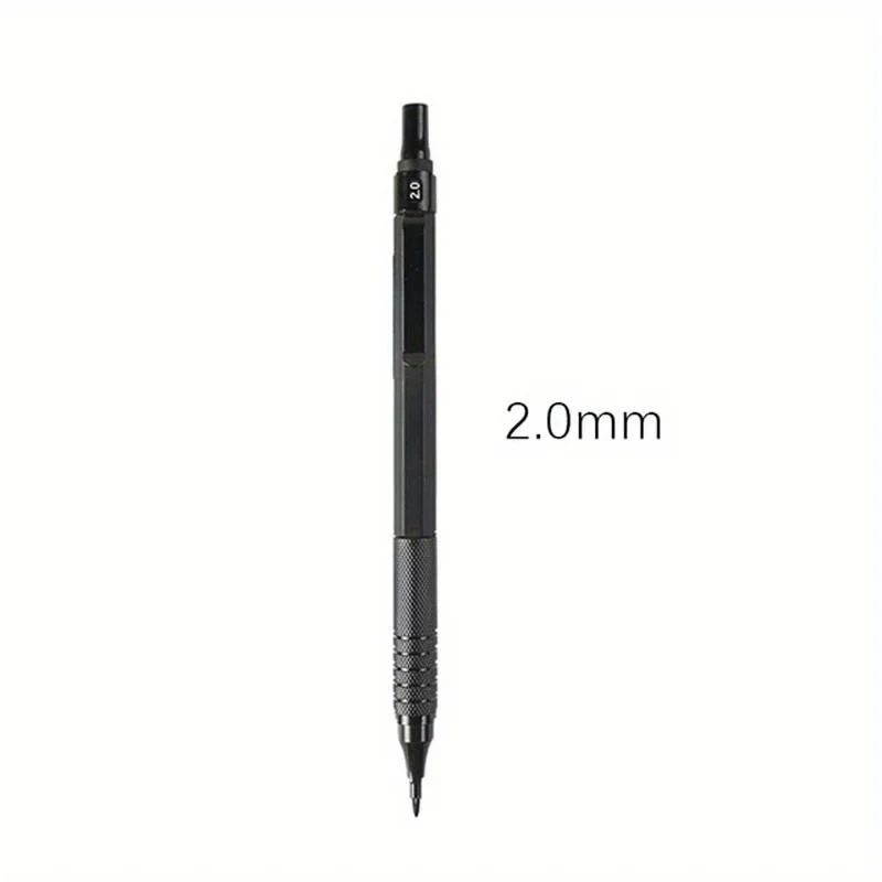 Multi-Lead Metal Mechanical Pencil Set (0.3–2.0mm)