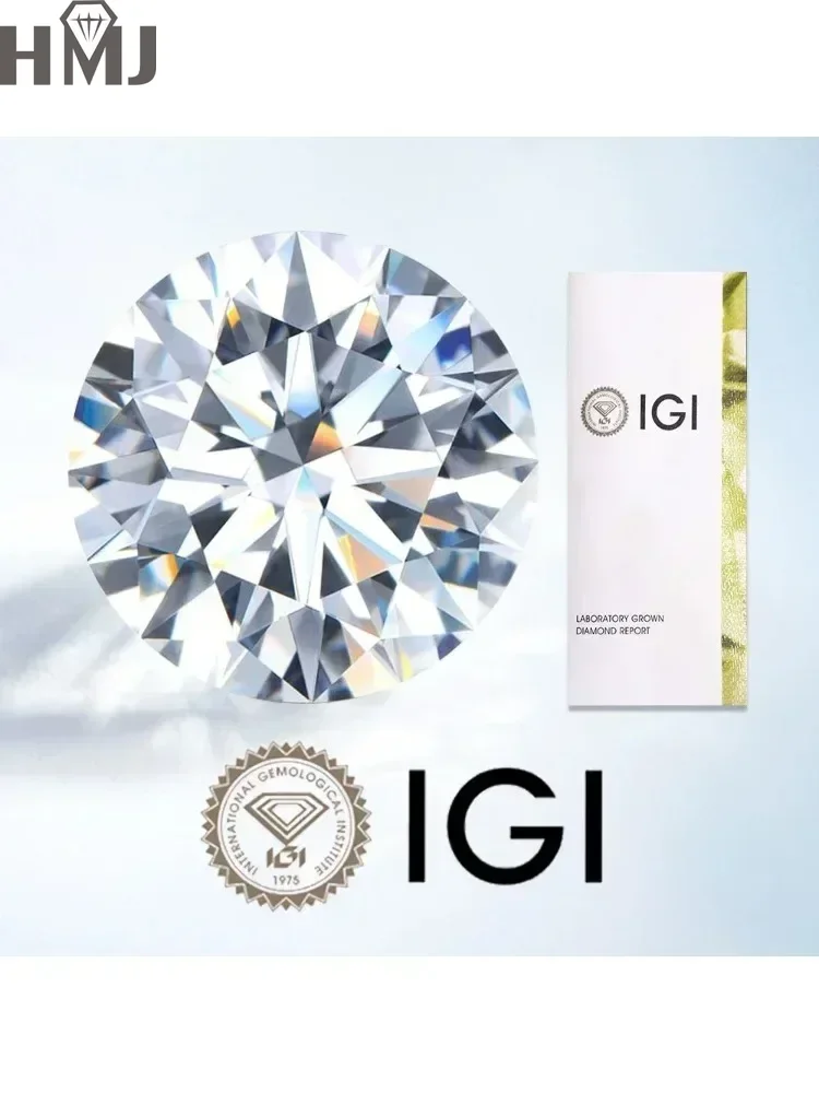 

Сертификат IGI 0,5CT-1,35CT D Цвет VVS2 HPHT CVD Выращенный в лаборатории бриллиант Свободный драгоценный камень Супер белый для свадебных ювелирных украшений