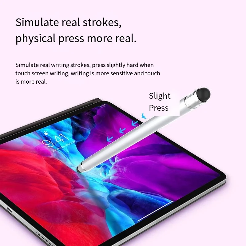 Mobile Touch Pen Silicone tip Tablet stylus Universal Android Drawing Touch Screen Capacitive Pen