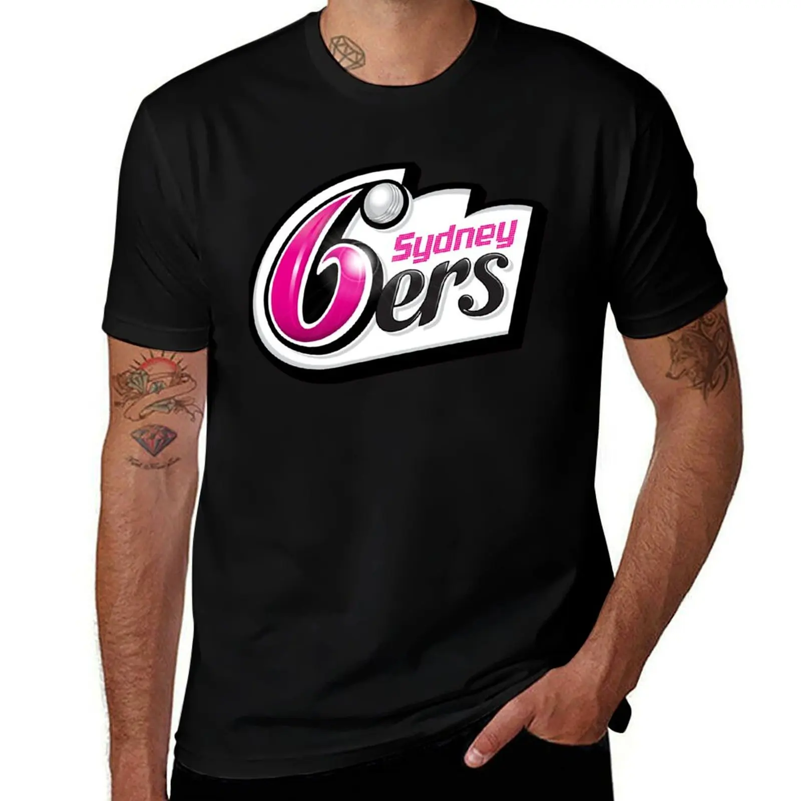 

Sydney sixers T-Shirt Daily Work Short Sleeve Top