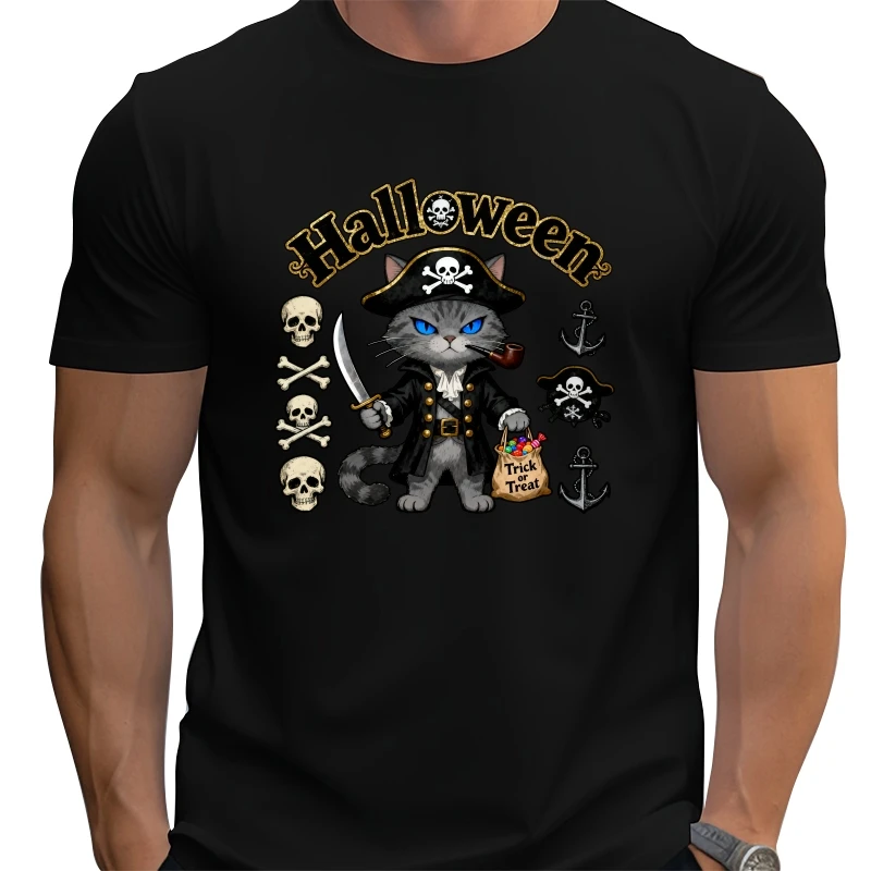 

Hip Hop Loose large size cartoon Printed T-shirts trendy casual unisex graphic Fun Street Top 100% Cotton Top