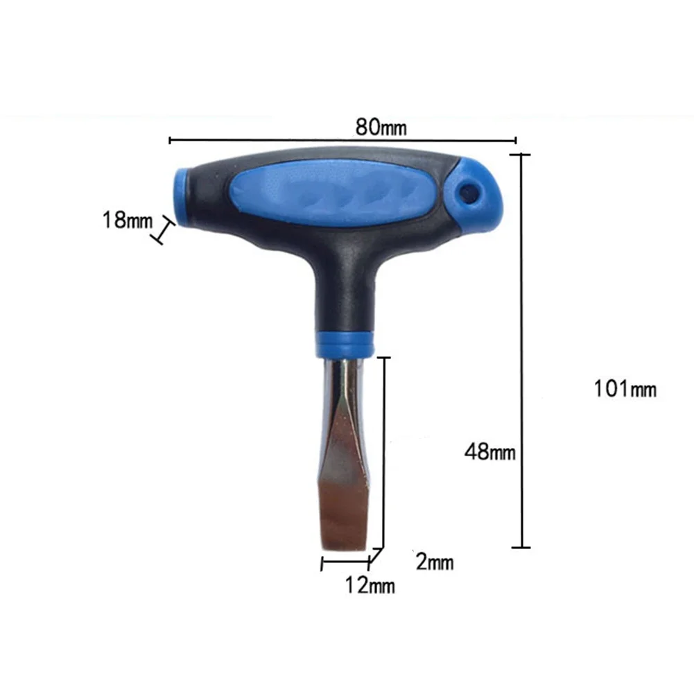 12mm Flat Head Screwdriver With T-Handle Grip For Quick Release Plate Camera Tripod & Monopod Slotted Screwdriver Tools