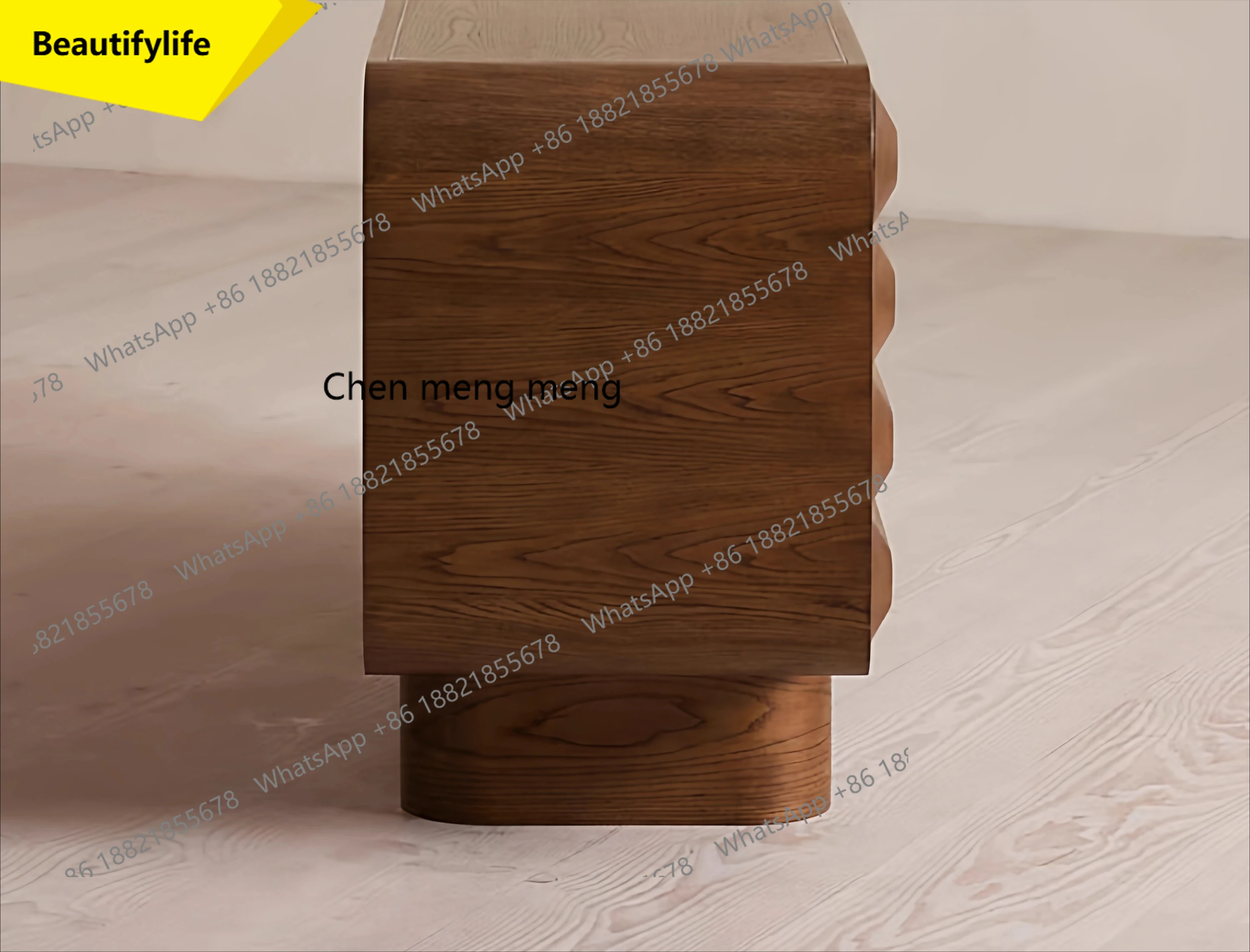 

M53 Medieval style, solid wood dining side cabinet, living room storage against the wall, retro style porch side cabinet