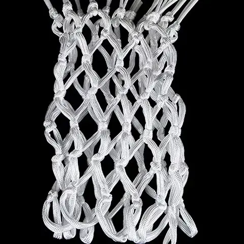 زوج واحد من شبكة حافة كرة السلة القياسية للرياضة، ملحقات شبكية للحلقات الخارجية لألعاب كرة السلة