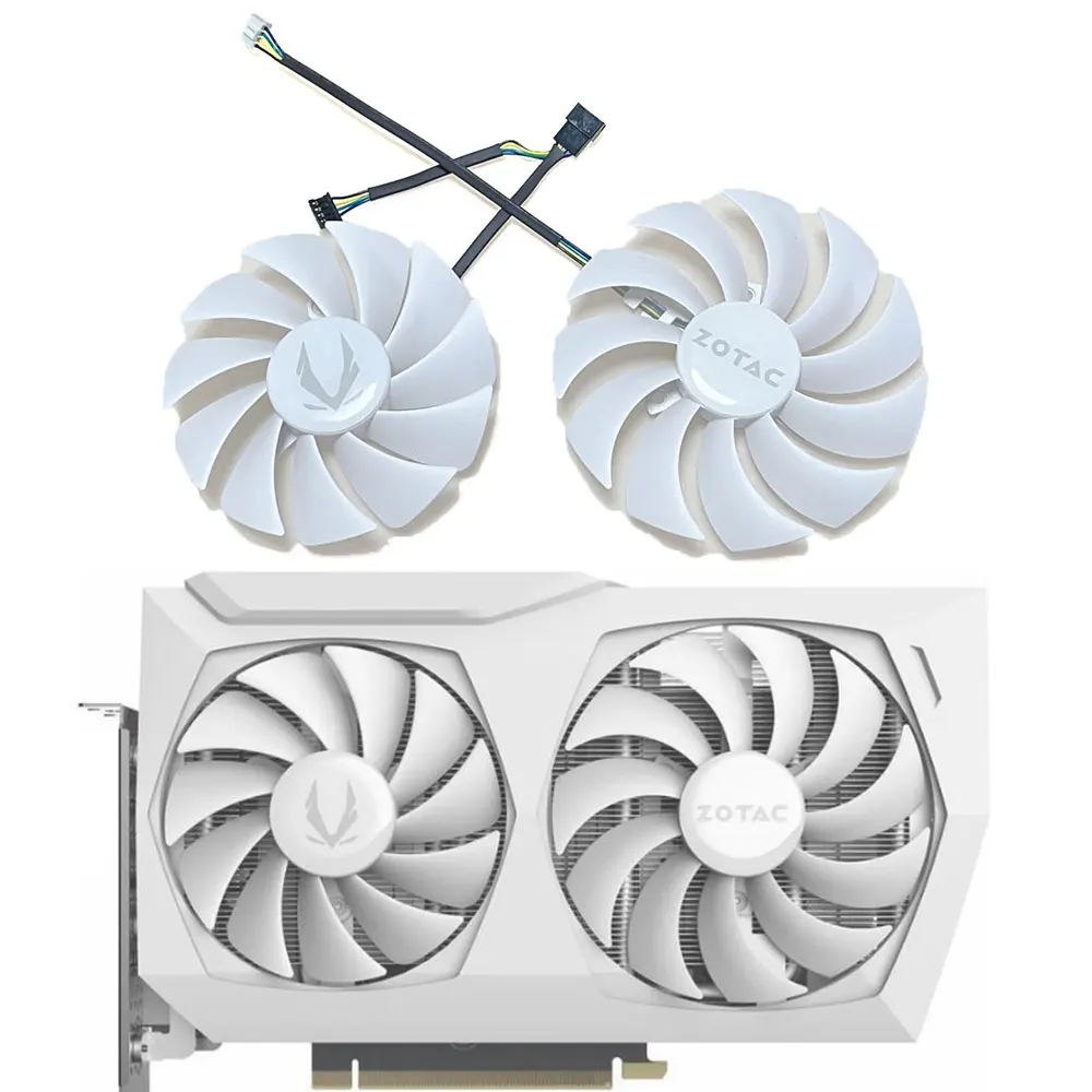 

NEW 88MM/100MM ZOTAC RTX 3060、3060TI AMP GPU FAN，For ZOTAC RTX 3070 Twin Edge、RTX 3060 AMP、RTX 3060TI AMP Video card cooling fan