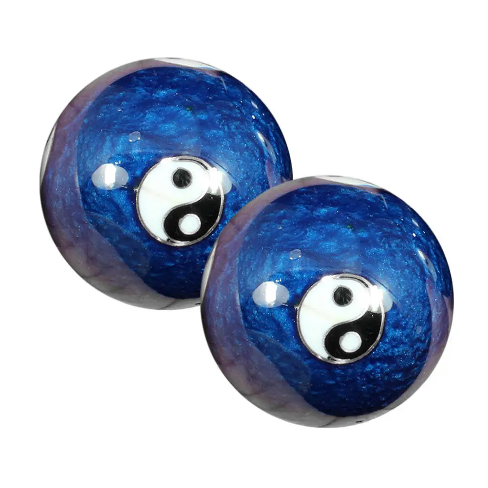 

1Set Baoding Balls Hand Exercise Massage Balls Chinese Style Stress Relief Handballs For Home Decor Pattern