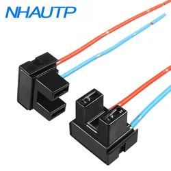 NHAUTP 1 Pair Original H7 Adapter Socket Base Female Plug Connector Wiring Harness Cable